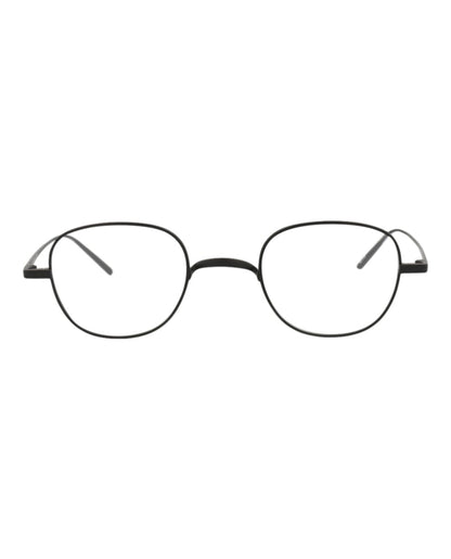Givenchy Round-Frame Titanium Optical Frames Black Black Transparent (GV50017U-45-002)