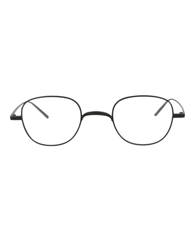 Givenchy Round-Frame Titanium Optical Frames Black Black Transparent (GV50017U-45-002)