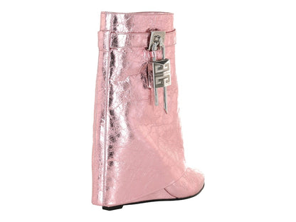 Givenchy Shark Lock Ankle Boots Pink (Women's)