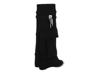 Givenchy Shark Lock Cowboy Pockets Boots Black (Women's)