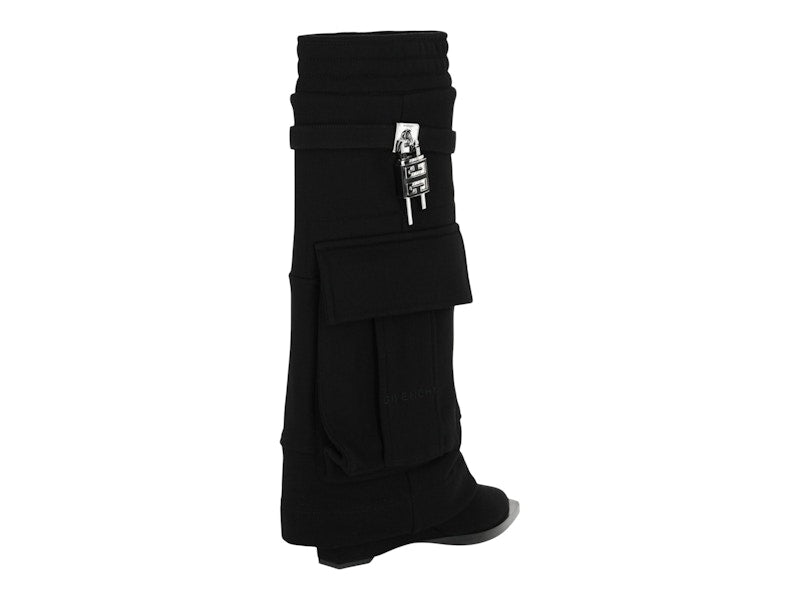 Givenchy Shark Lock Cowboy Pockets Boots Black (Women's)