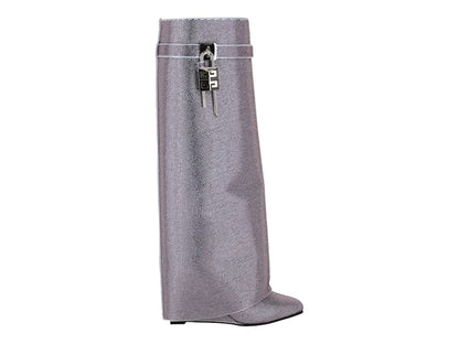 Givenchy Shark Lock Pant Boots Lavender (Women's)