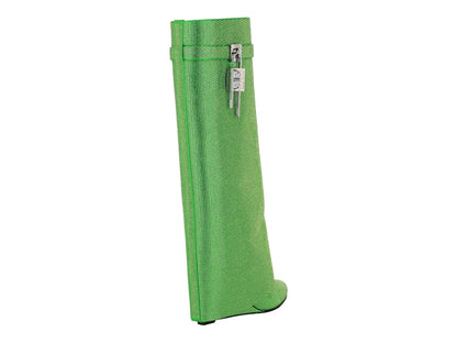 Givenchy Shark Lock Pant Boots Wide Absynthe Green (Women's)
