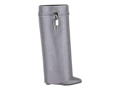 Givenchy Shark Lock Pant Boots Wide Lavender (Women's)