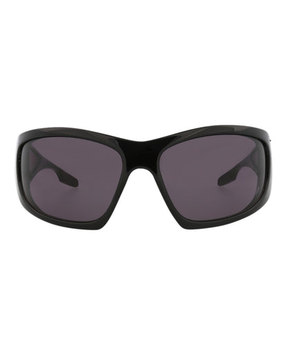 Givenchy Shield-Frame Acetate Sunglasses Black Black Smoke (GV40051I-67-01A)