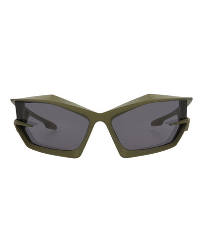 Givenchy Shield-Frame Acetate Sunglasses Green Green Smoke (GV40049I-69-97A)
