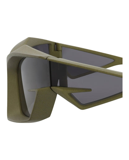 Givenchy Shield-Frame Acetate Sunglasses Green Green Smoke (GV40049I-69-97A)