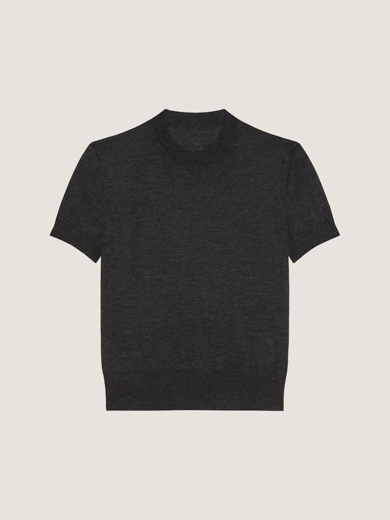 Givenchy Short Sleeves Sweater Charcoal