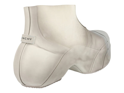 Givenchy Show Ankle Rainboots Off White