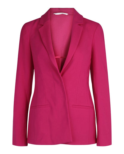 Givenchy Single-Breasted Wool-Blend Blazer Fuchsia