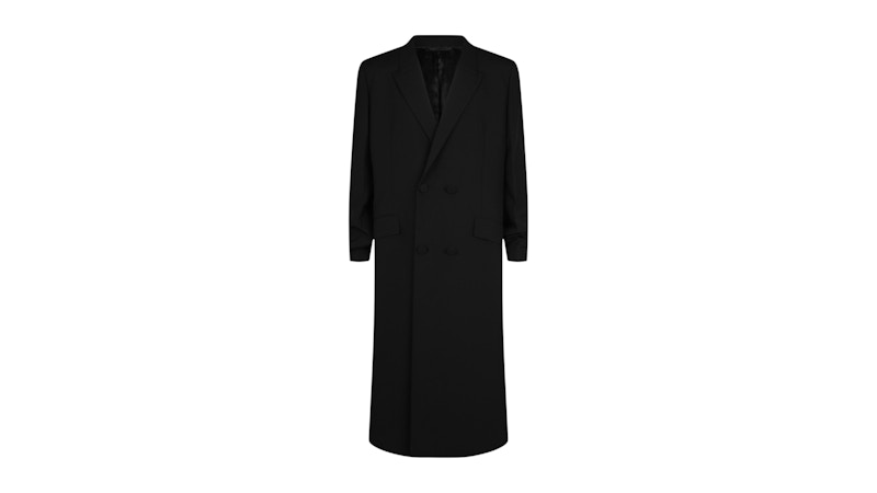Givenchy Slim-Fit Double Breasted Coat Black