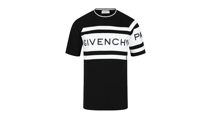 Givenchy Slim-Fit Embroidered Logo T-Shirt Black