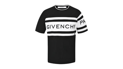 Givenchy Slim Fit Givenchy Band T-shirt Black