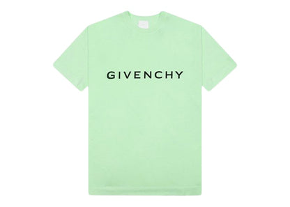 Givenchy Slim Fit Logo T-shirt Green