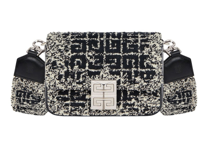 Givenchy Small 4G Bag In Tweed Black