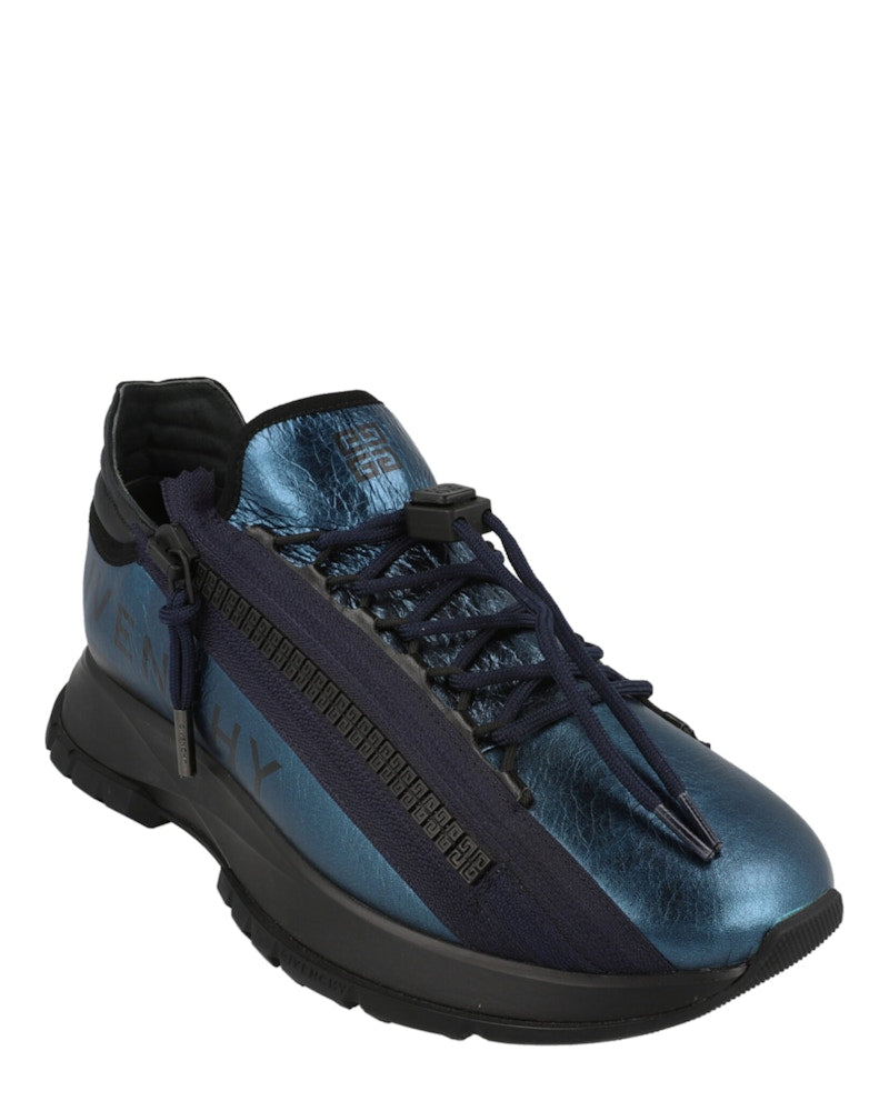 Givenchy Spectre Zip Runners Blue Silver