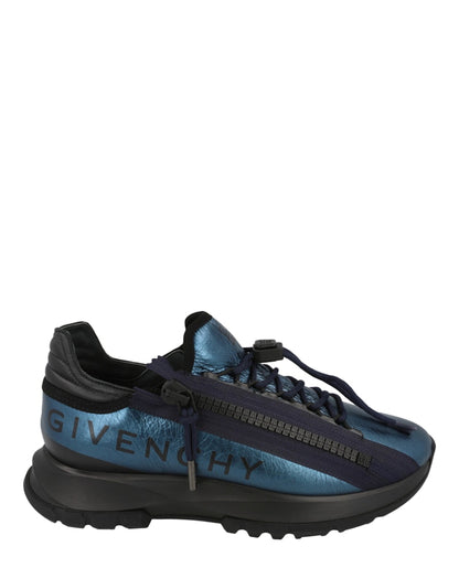 Givenchy Spectre Zip Runners Blue Silver