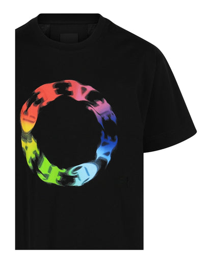 Givenchy Spiral Logo Oversized T-shirt Black