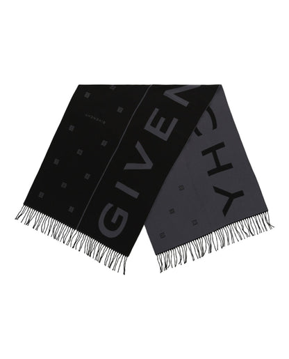 Givenchy Split 4G Scarf Black/Grey