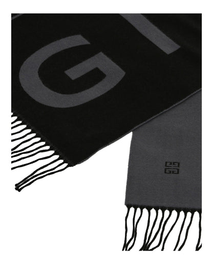 Givenchy Split 4G Scarf Black/Grey