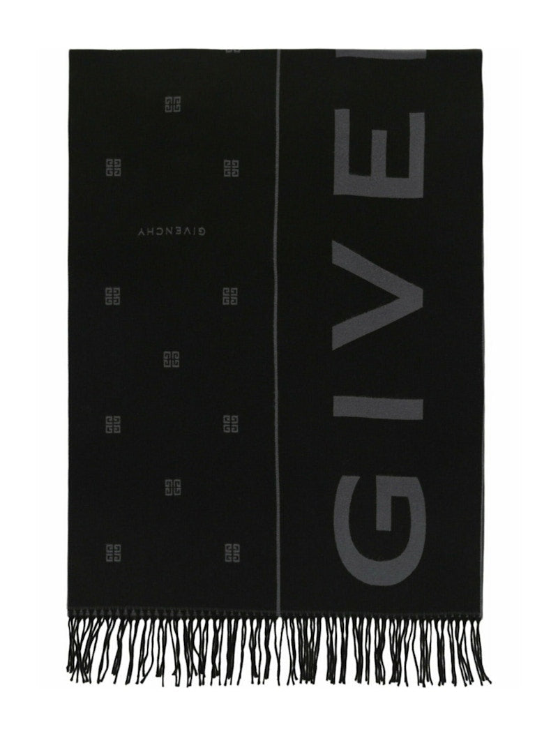 Givenchy Split 4G Scarf Black/Grey