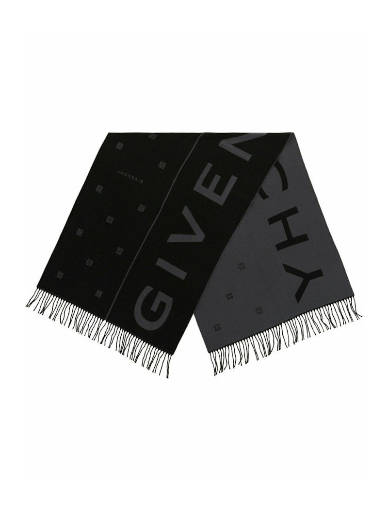 Givenchy Split 4G Scarf Black/Grey