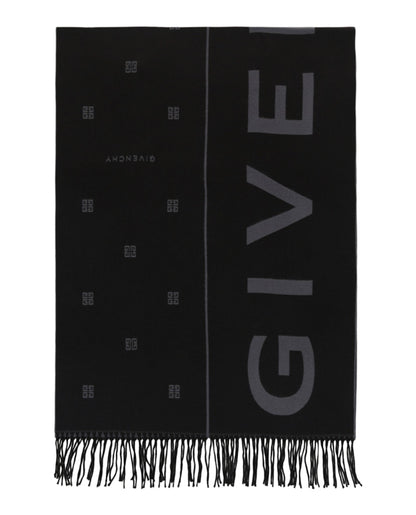 Givenchy Split 4G Scarf Black/Grey