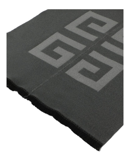 Givenchy Split Oblong Scarf Grey