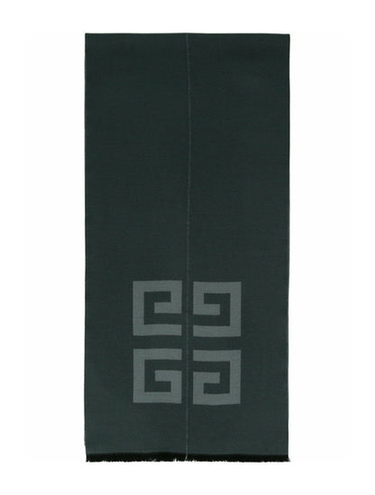 Givenchy Split Oblong Scarf Grey