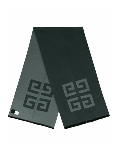 Givenchy Split Oblong Scarf Grey