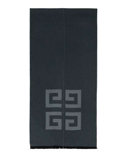 Givenchy Split Oblong Scarf Grey