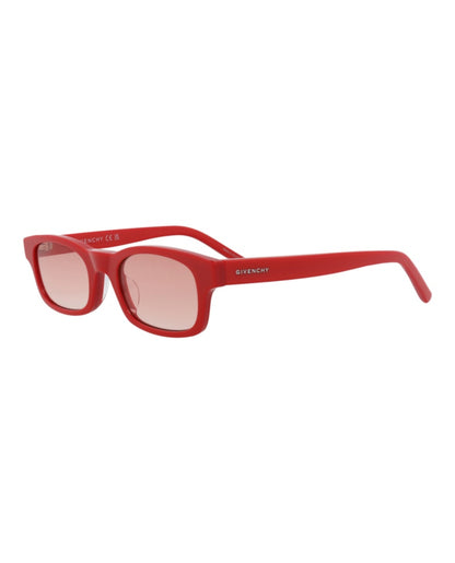 Givenchy Square-Frame Acetate Sunglasses Red Red Bordeaux (GV40032U-49-66T)