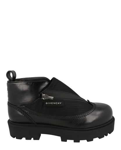 Givenchy Storm Zip-Up Ankle Boots Black