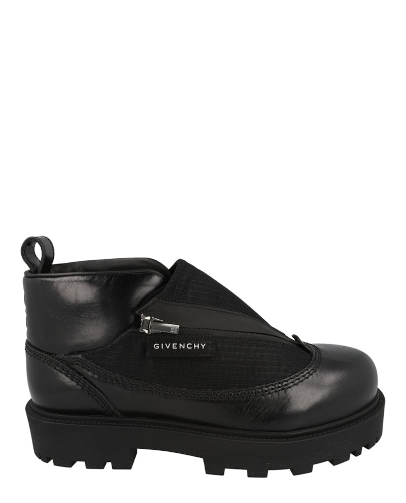 Givenchy Storm Zip-Up Ankle Boots Black