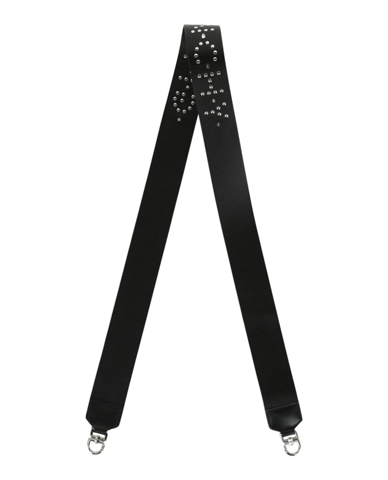 Givenchy Studded Handbag Strap In Leather Black