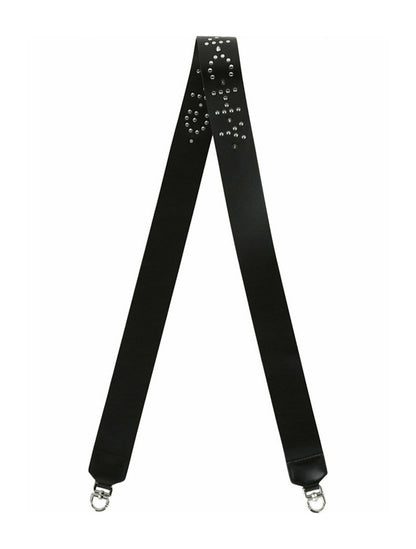 Givenchy Studded Handbag Strap In Leather Black