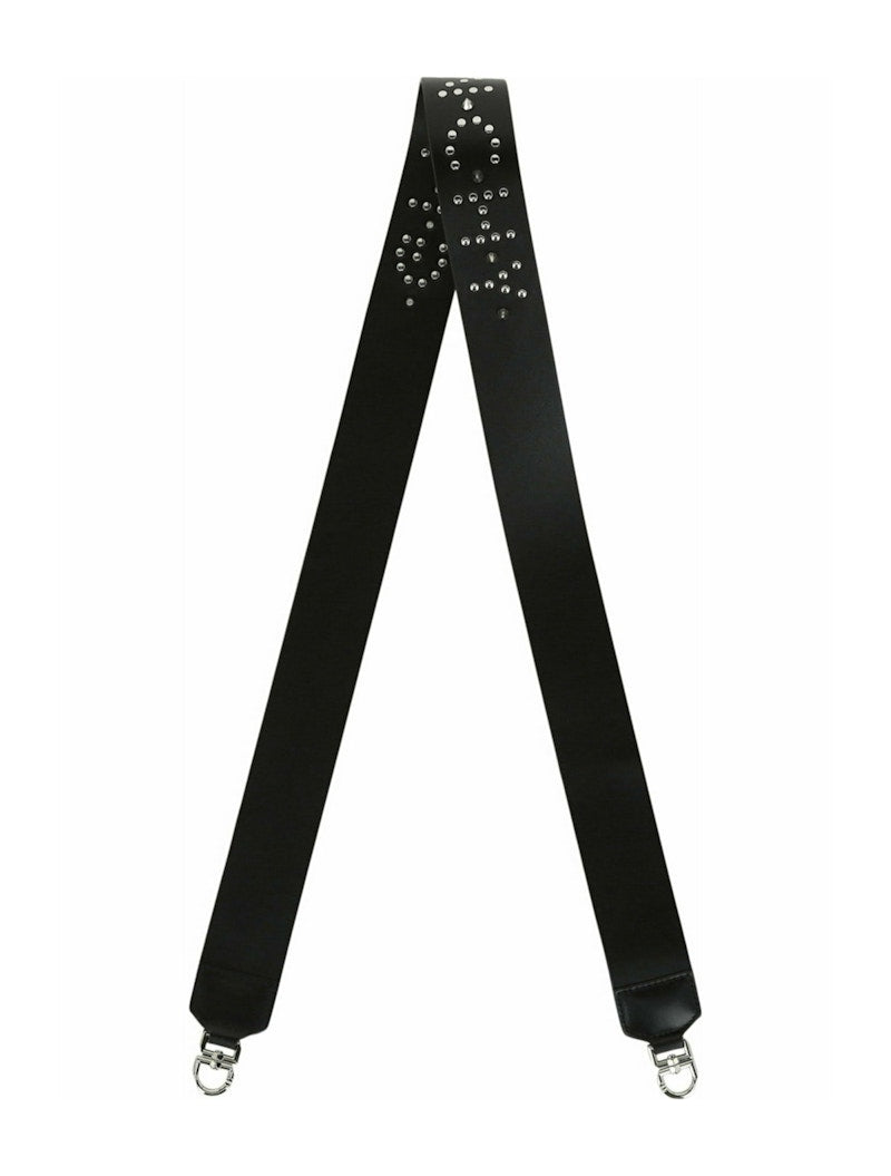 Givenchy Studded Handbag Strap In Leather Black