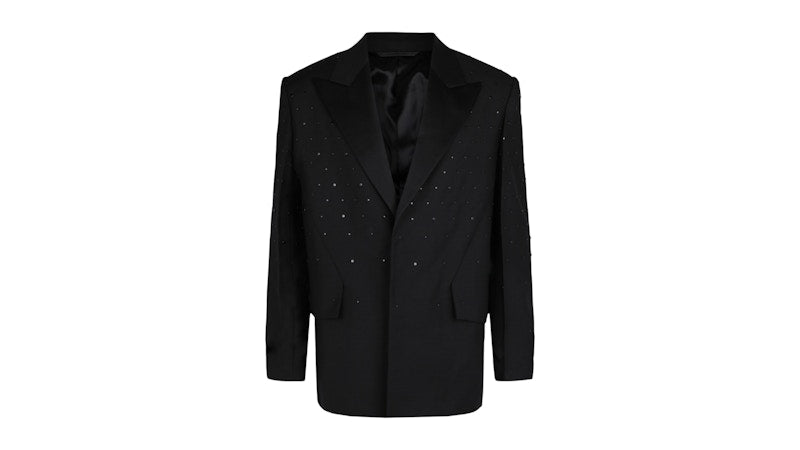 Givenchy Studded Single-Breasted Blazer Black