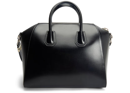 Givenchy Antigona Tote Shiny Lord Calfskin Medium Black