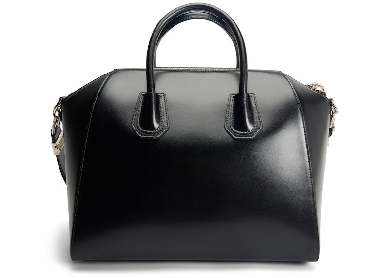 Givenchy Antigona Tote Shiny Lord Calfskin Medium Black