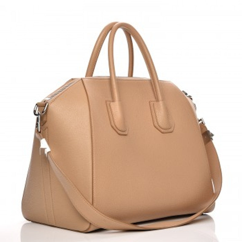 Givenchy Antigona Tote Sugar Goatskin Medium Nude