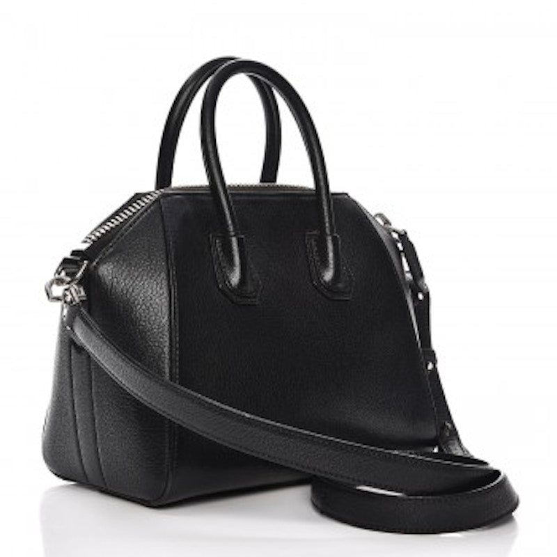Givenchy Antigona Tote Sugar Goatskin Mini Black