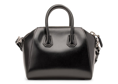 Givenchy Antigona Tote Shiny Lord Calfskin Mini Black