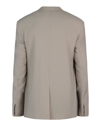 Givenchy Two Button Oversized Blazer Stone Grey