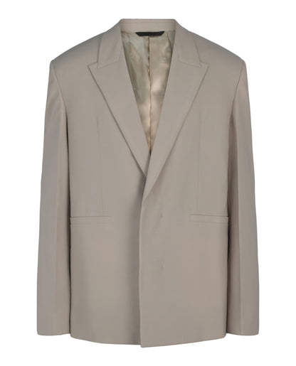 Givenchy Two Button Oversized Blazer Stone Grey