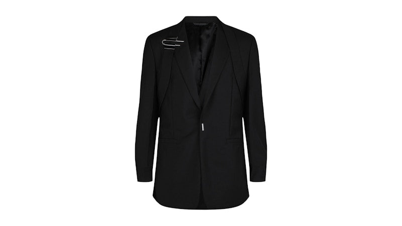 Givenchy U-Lock Harness Slim Fit Blazer Black