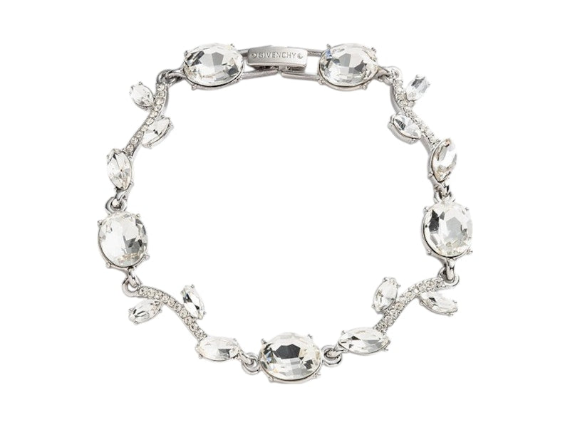 Givenchy Viney Flex Line Bracelet Silver/Crystal