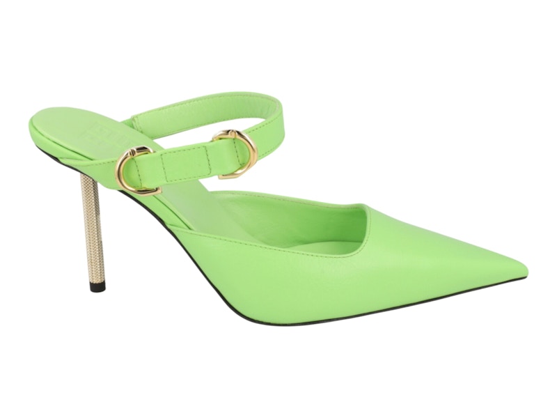 Givenchy Voyou Mule Heels Green Mint (Women's)