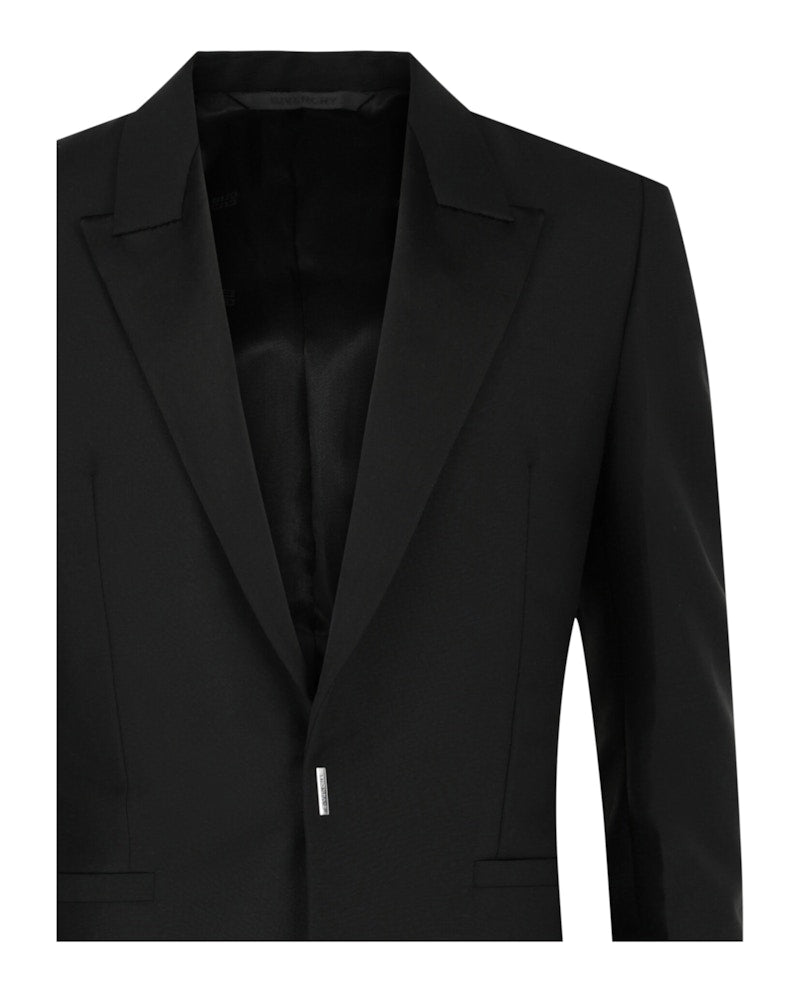 Givenchy Wool Blend Blazer Black