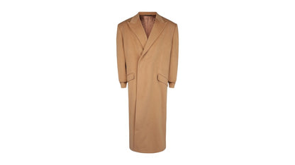 Givenchy Wool Blend Long Coat Beige Camel